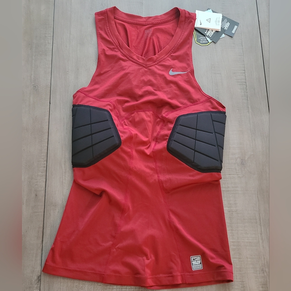 Nike Pro Combat Hyperstrong w/ Impact Resistant Foam Compression Basketball Tank